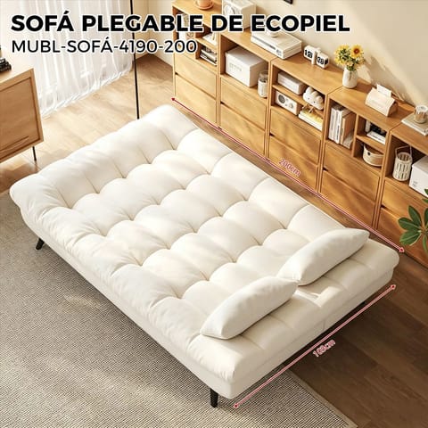 Sofá plegable de ecopiel en Santo Domingo Este (Municipio)