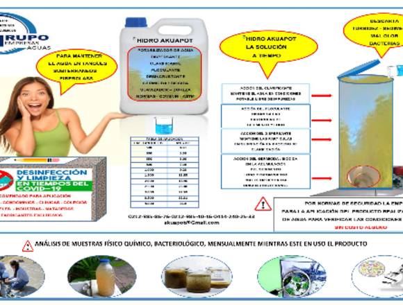 HIDRO AKUAPOT POTABILIZADOR DE AGUA en El Hatillo (Municipio)