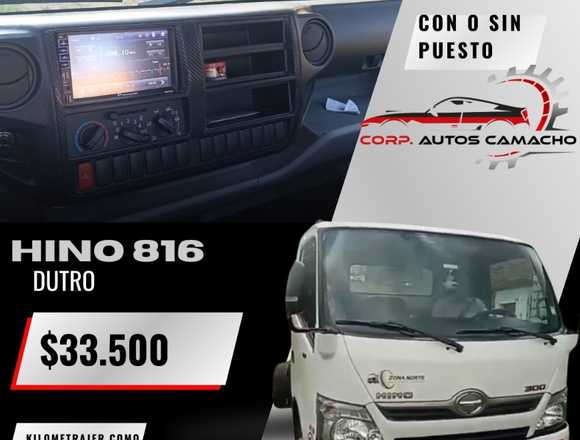 HINO DUTRO 816 AÑO 2021 en Quito (Cantón)