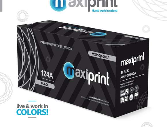TONER HP 124A NEGRO MAXIPRINT MXP-Q6000A en Libertador (Municipio)