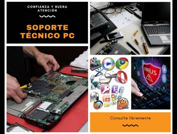 Soporte tecnico Computacion y más. 976061619