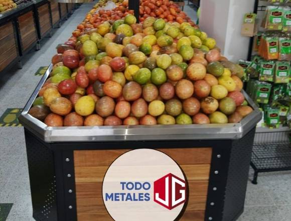 Estantería o Muebles para exhibición de verduras