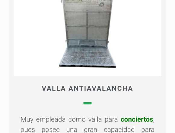 VENTA/ALQUILER DE VALLAS METALICAS