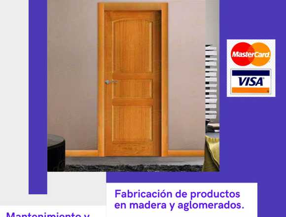 Puertas de madera, plywood y mdf en Ciudad de Guatemala (Municipio)