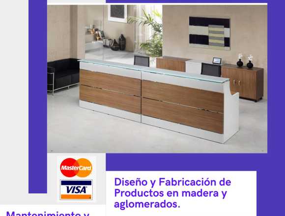 Muebles para recepción, personalizados con tu logo en Ciudad de Guatemala (Municipio)