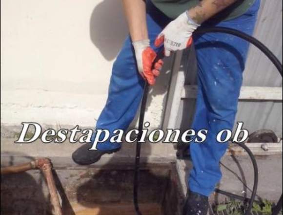 destapaciones sanitarias todas las zonas las 24 hs en Lago Buenos Aires (Localidad)