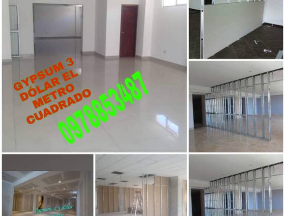 GYPSUM A 3 DOLAR EL METRO CUADRADO en Quito (Cantón)