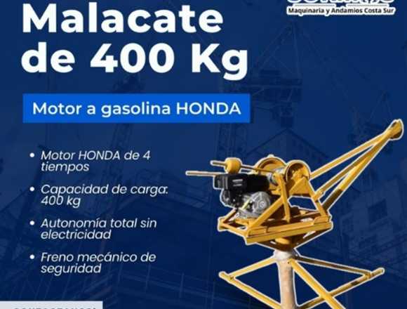 Vendo Malacate HONDA 400 Kg-Motor a gasolina en Querétaro (Municipio)