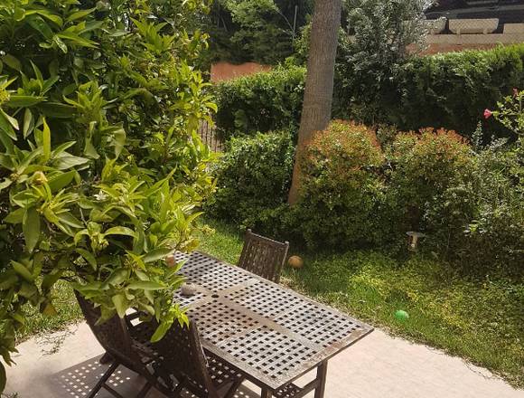 Piso con jardin para larga temporada Torreblanca F