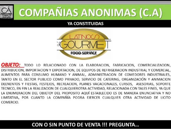 emprende un tu negocio.. se vende C.A de alimentos en Girardot (Municipio)
