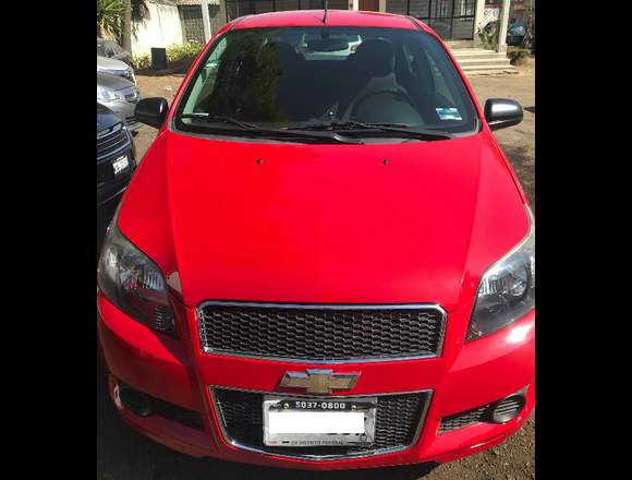 Chevrolet Aveo LT 2014 Rojo OFERTA