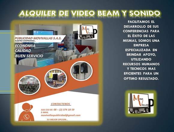 ALQUILER DE VIDEOBEAM EN CALI en Caicedonia (Municipio)