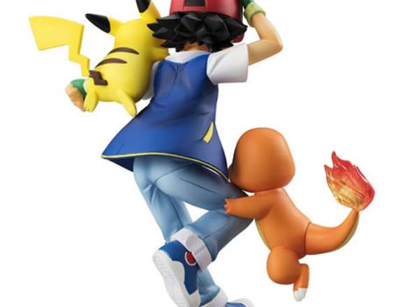 Figura de Pokemon Ash Ketchum, Pikachu, Charmander en Madrid (Municipio)