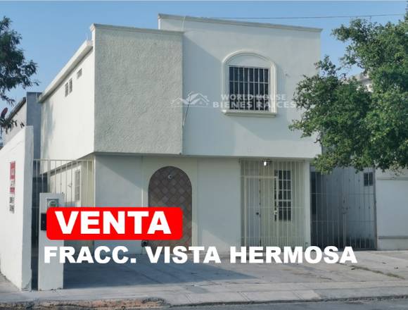 Casa #FraccVistaHermosa en Esquina en Reynosa (Municipio)