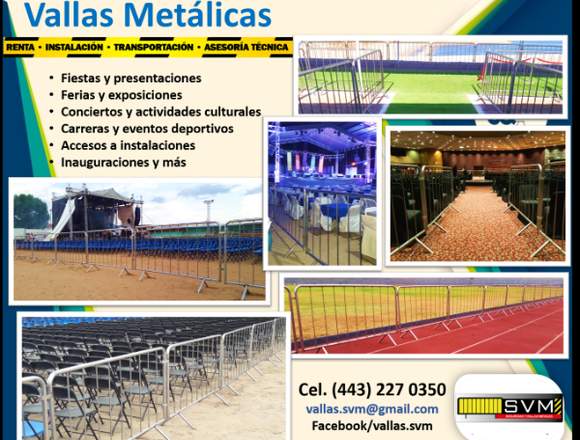 Alquiler de Vallas Metálicas en Mexicali (Municipio)