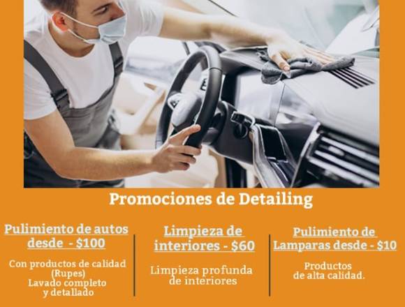 Limpieza y detailing en San Miguelito (Distrito)