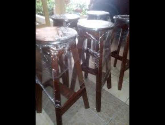 VENDO BANCOS DE MADERA PARA BAR en Ciudad de Guatemala (Municipio)