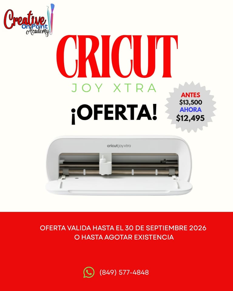 Máquina Plotter de Corte Cricut Joy Extra en Santo Domingo Este (Municipio)