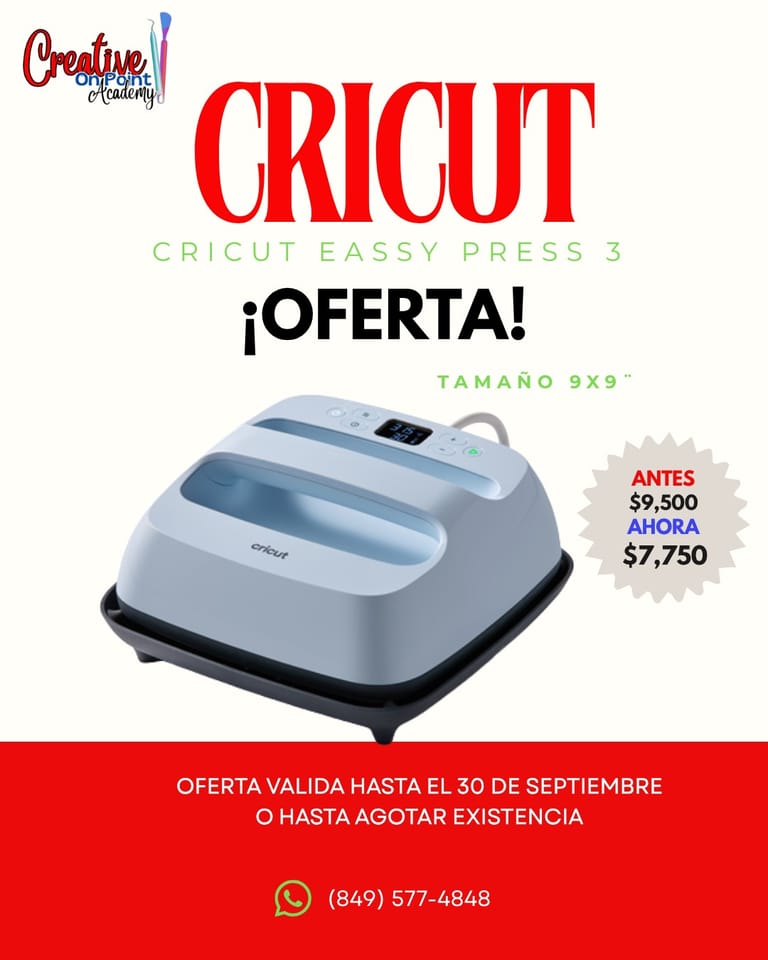 CRICUT EASSY PRESS 3 en Santo Domingo Este (Municipio)