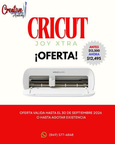 Máquina Plotter de Corte Cricut Joy Extra en Santo Domingo Este (Municipio)