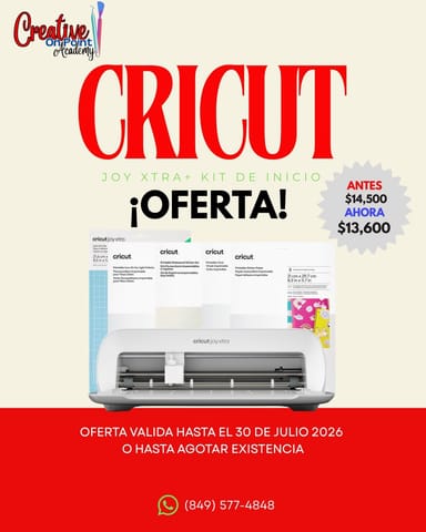 Máquina Cricut Joy Extra + Kit de Inicio - Plotter de Corte en Santo Domingo Este (Municipio)