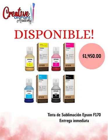 TINTA DE SUBLIMACION EPSON - PRECIO INDIVIDUAL en Santo Domingo Este (Municipio)