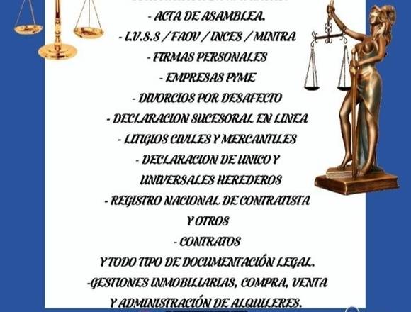 Servicios juridicos