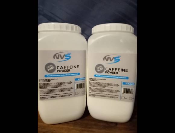 Cafeina En Polvo 100 Pureza. Frasco