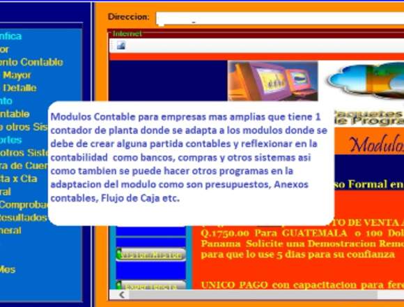 Programa Facturacion y programas a la medida en Ciudad de Guatemala (Municipio)