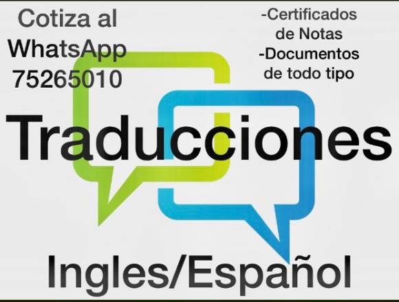 Traducciones Ingles/Español en La Paz (Localidad)