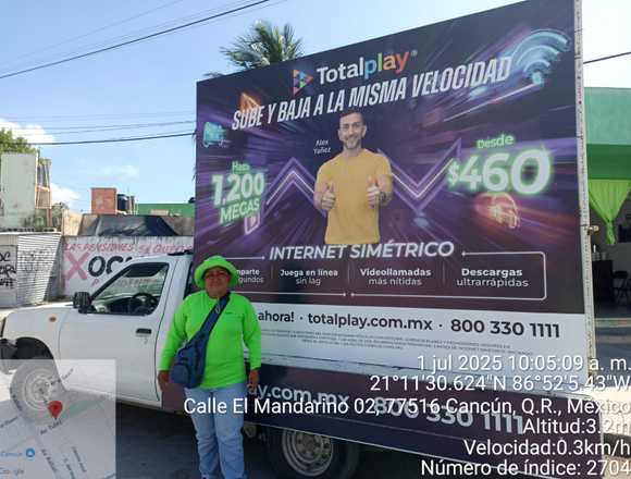 Vallas Moviles, disponibles. en Benito Juárez (Municipio)