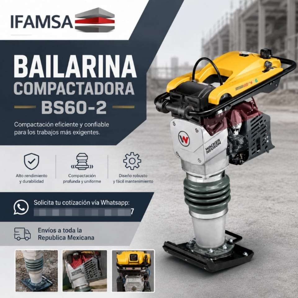 BAILARINA COMPACTADORA WACKER NEUSON BS60-2