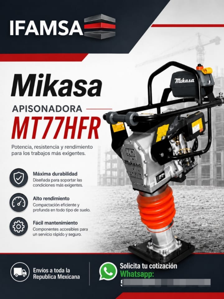 APISONADORA MIKAZA MT77HFR en Puebla (Municipio)