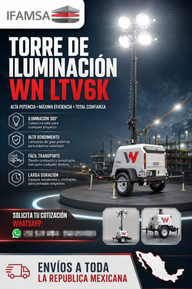 TORRE DE ILUMINACION WACKER NEUSON LTV6K
