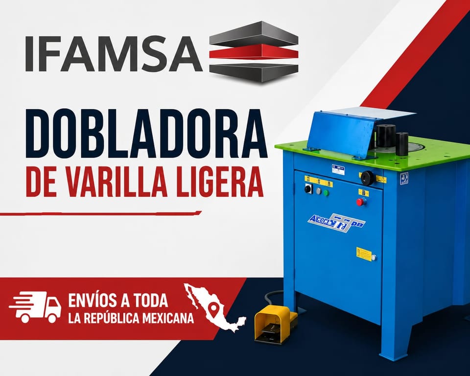 DOBLADORA DE VARILLA LIGERA
