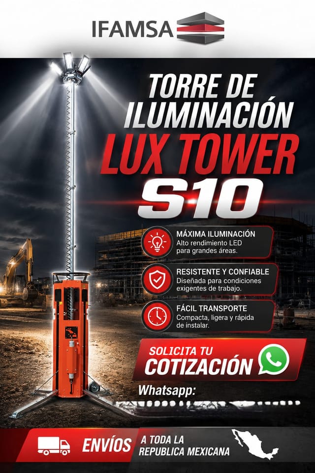TORRE DE ILUMINACION LUX TOWER S10