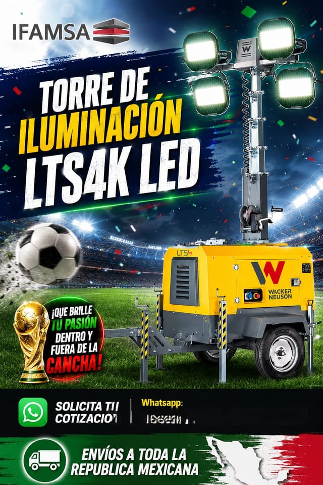 TORRE DE ILUMINACIÓN LTS4K LED