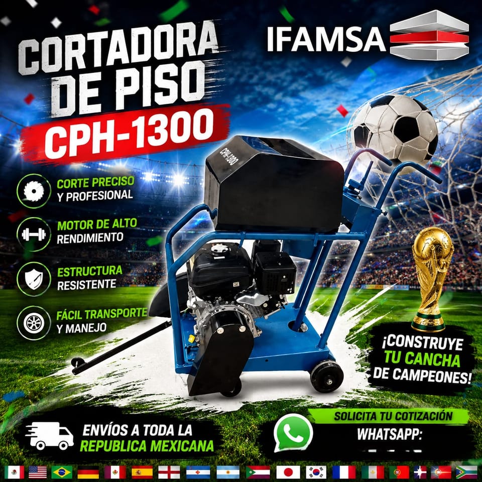 CORTADORA DE PISO HYPERMAQ CPH-1300