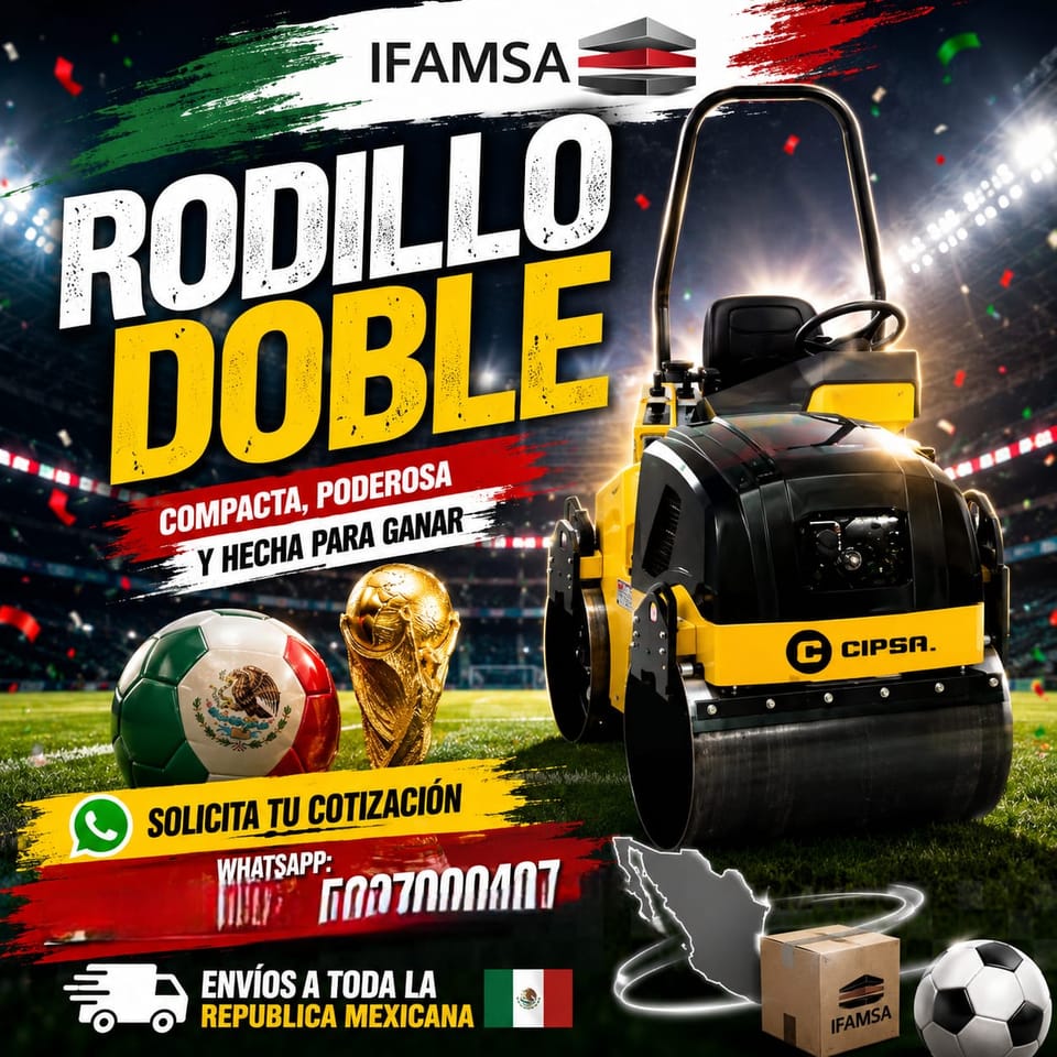 RODILLO VIBRATORIO DOBLE