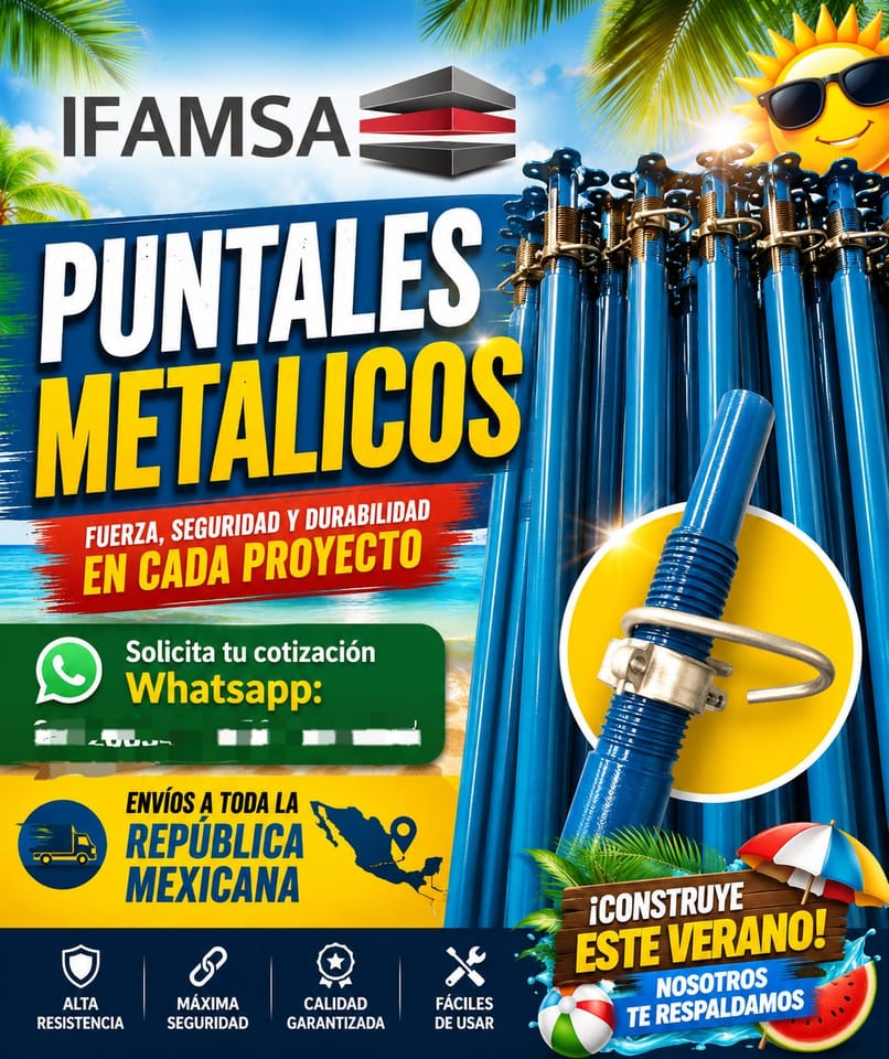 PUNTALES METALICOS en Ecatepec de Morelos (Municipio)
