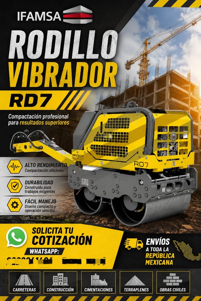 Rodillo Vibrador RD7