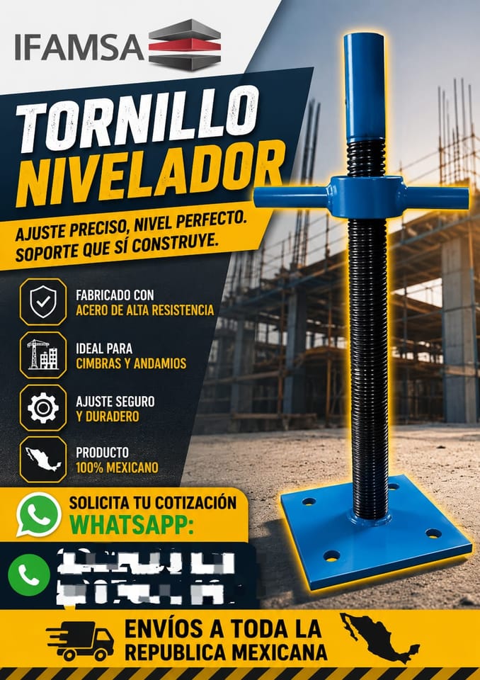 TORNILLOS NIVELADORES