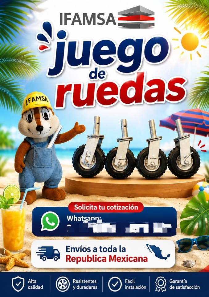 Juego de Ruedas RH-8 IFAMSA
