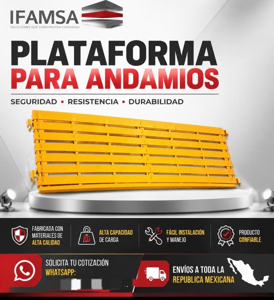 RENTA DE PLATAFORMAS PARA ANDAMIOS EN PUEBLA en Ecatepec de Morelos (Municipio)