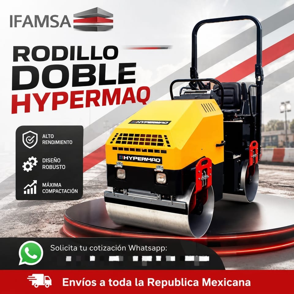 RODILLO DOBLE HYPERMAQ en Ecatepec de Morelos (Municipio)
