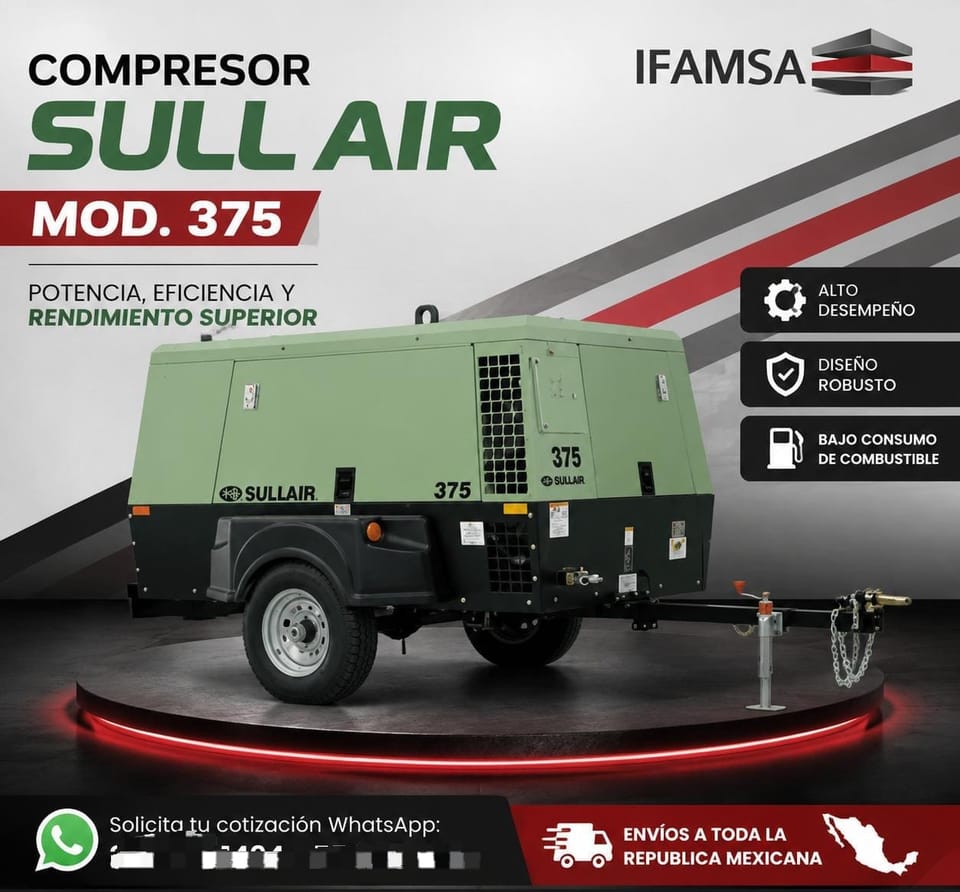 COMPRESOR SULLIAR MOD. 375