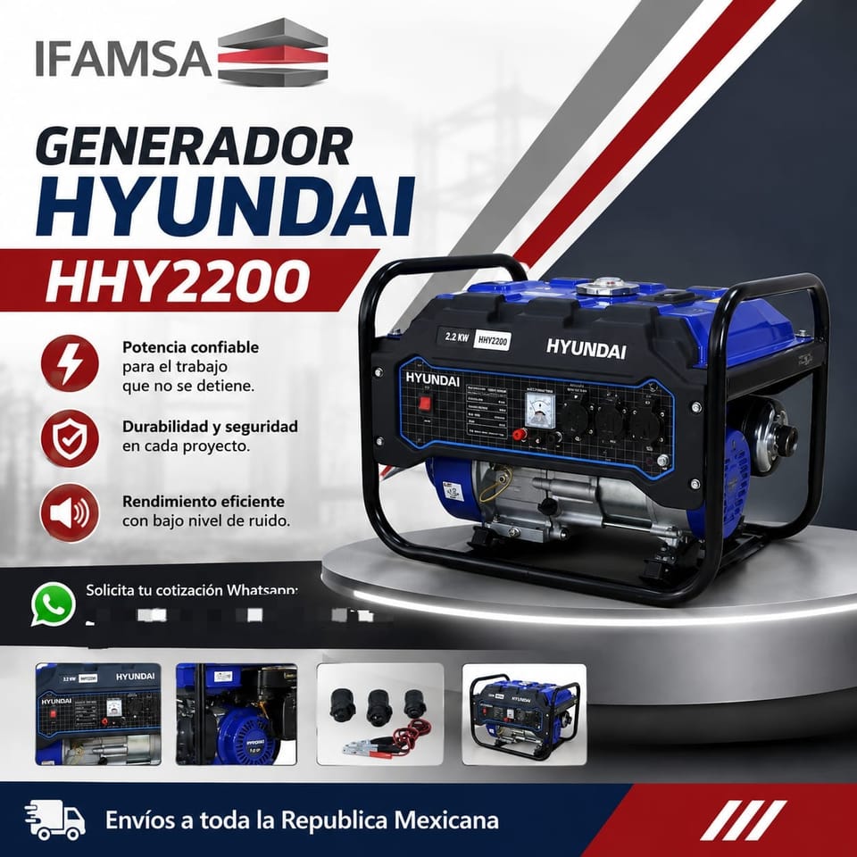 GENERADOR HYUNDAI HHY2200
