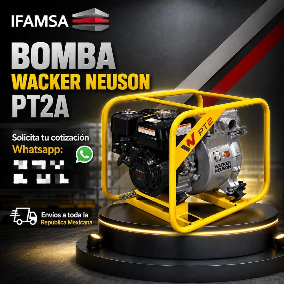 BOMBA WACKER NEUSON PT2A