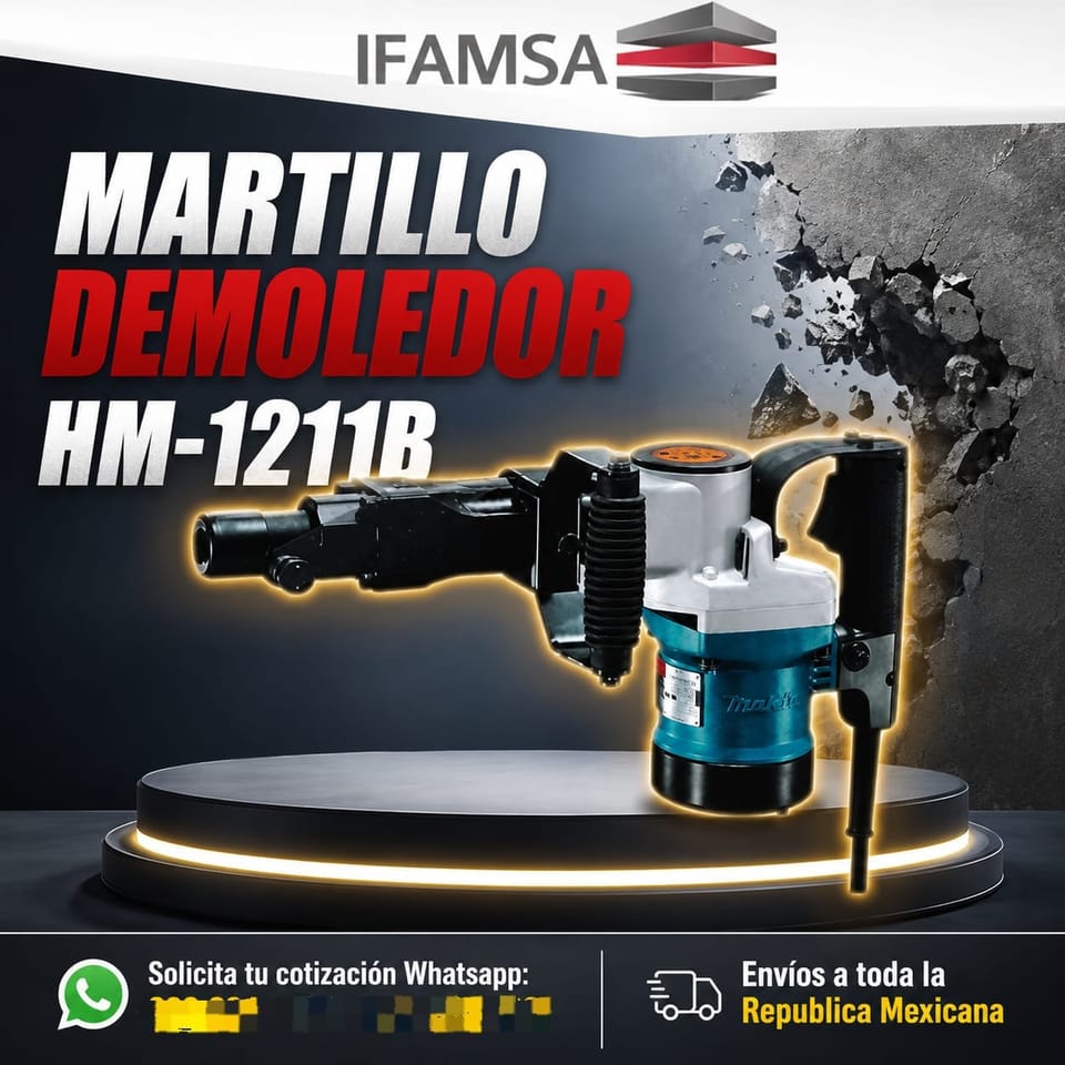 MARTILLO DEMOLEDOR MAKITA HM-1211B
