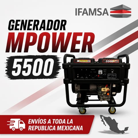 Generador Mpower 5500 (110-220 volts) en Ecatepec de Morelos (Municipio)